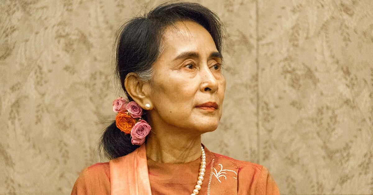 昂山素姬首次前往若开邦