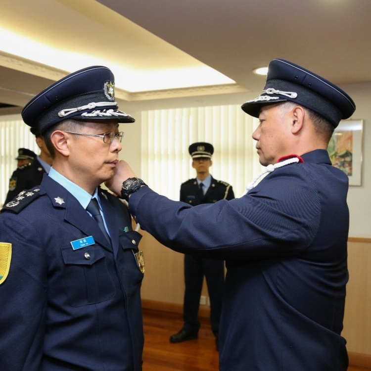 警务总长及警司晋升仪式