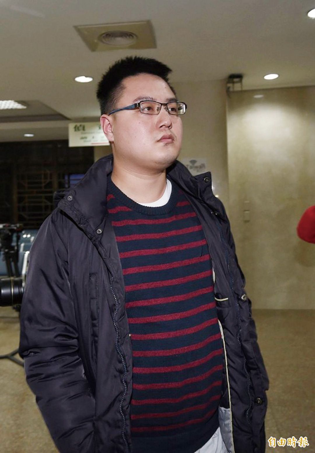 主任侯汉廷,宣传部副主任林明正及新闻秘书陈斯俊等新党青年军成员,疑