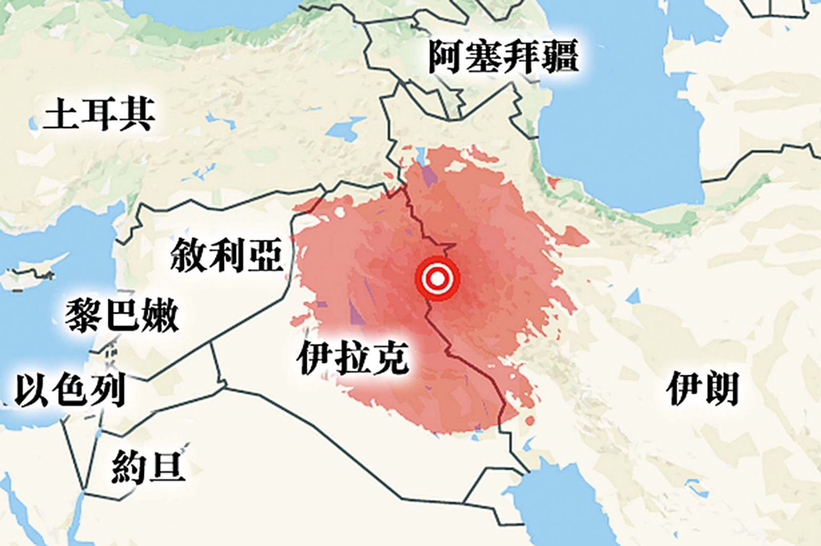 两伊战争 地图图片